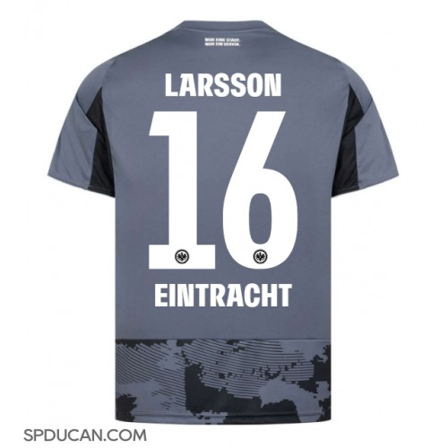 Muški Nogometni Dres Eintracht Frankfurt Hugo Larsson #16 Rezervni 2025-26 Kratak Rukav